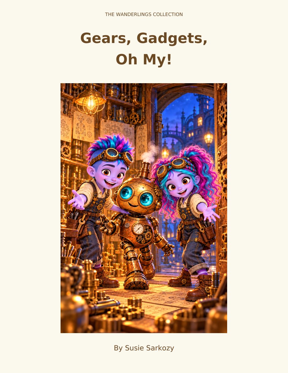 Book cover featuring Zumi and Ziko, the two Wanderlings
